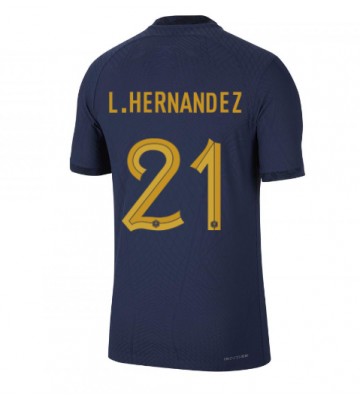 Maillot de foot France Lucas Hernandez #21 Domicile Monde 2022 Manches Courte